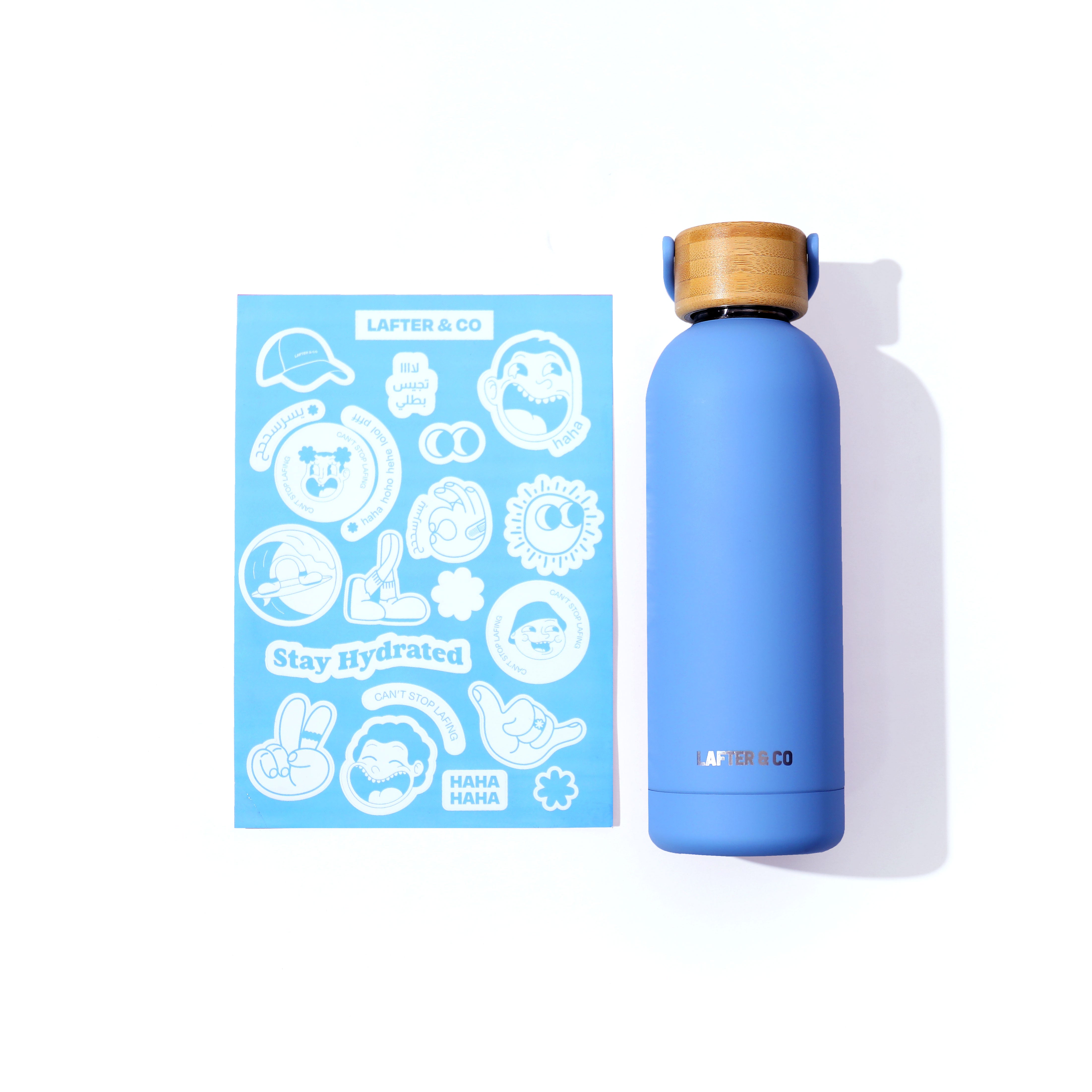 Stainless Steel Bottle + Sticker Pack